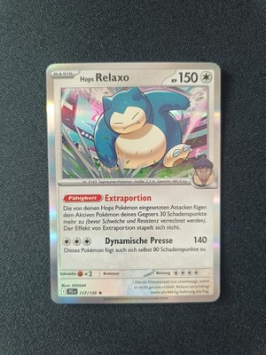 POKEMON KARTE: HOP'S SNORLAX 117/159 | JOURNEY TOGETHER | ENGLISCH | HOLO