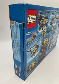 LEGO City Deep Sea Helicopter Building Set 60093, 388pcs, Ages 7 - 12, Retired