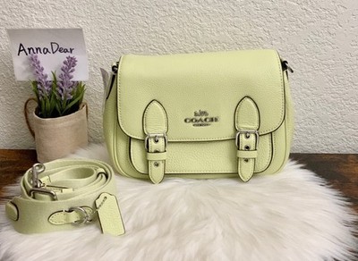 NWT Coach Leather Lucy Crossbody In Pebble Leather C6782
