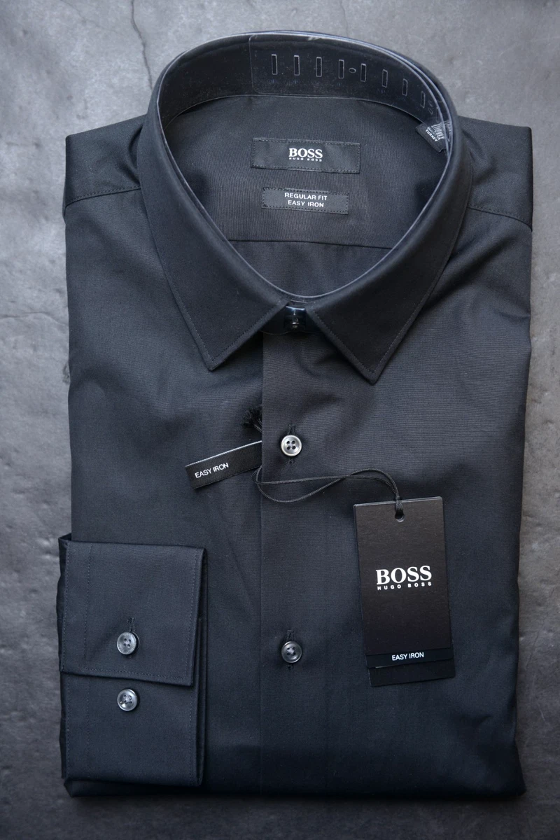 hugo boss black slim fit dress shirt Poly USA 9002 Fitted Sequin Lace-Up Gown