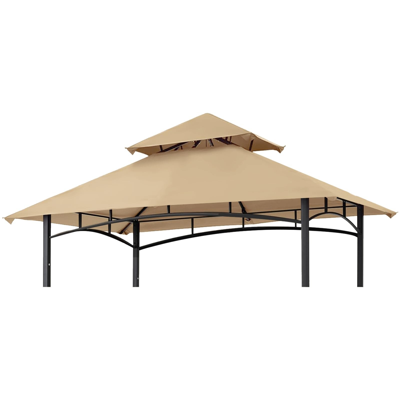 Top Only, 5' X 8' Outdoor Bbq Double Beige