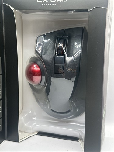 ELECOM EX-G ProTrackball Mouse Wireless, Ergonomic Mouse, 3 Device Connection, W - Picture 12 of 14