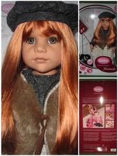 seltene rothaarige Götz Puppe Hannah and her Dog/und ihr Hund