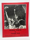 Rare 1977 Davidson Wildcats vs Georgia Tech Basketball Program Charlotte 
