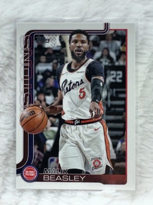 2025-26 Topps Basketball #43 Malik Beasley Detroit Pistons