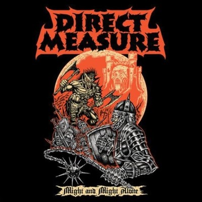 DIRECT MEASURE - MIGHT AND MIGHT ALONE YELLOW/RED SPLATTER VINYL - Vi - F72z