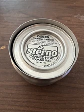 Camping Sterno Canned Heat Cooking Fuel 7oz New