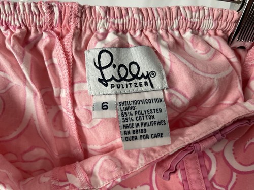 Lilly Pulitzer • 'Iron Maiden in Pink Butterfly' Girl's Youth Skort • size 6 - Picture 5 of 5