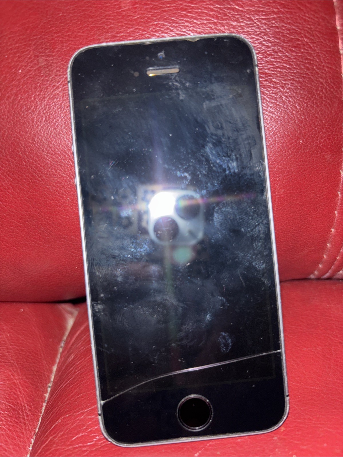 Apple iPhone SE 1st Generation Model A1662 Gray and Black Fo