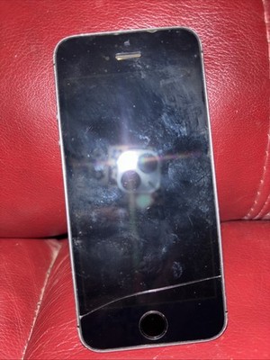Apple iPhone SE 1st Generation Model A1662 Gray and Black For Parts Only #W3504
