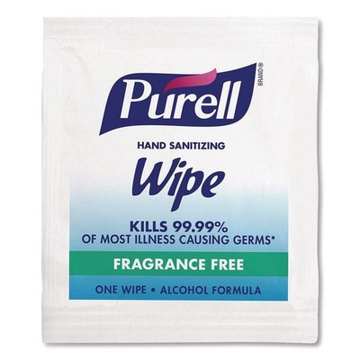 Purell 90211M IND Wrapped Premoistened Sanitizing Hand Wipes - WHT (1000/CT) New
