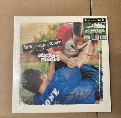 New Found Glory - Sticks and Stones Clear Red Blue Splatter Vinyl NEW & SEALED