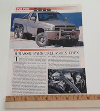 Dodge Ram V-10 6x6 T-rex - Chrysler Advance Enginnering- Original 1997 Article Dodge Ram V-10 6x6 T-rex - Chrysler Advance Enginnering- Original 1997 Article
