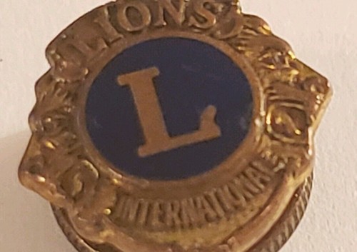 Lions Club International Pin Lapel Pin Tie Tac Vintage - Picture 3 of 4
