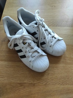 Adidas Superstar Superstars Weiß Gr. 38 US 5,5 wie Neu 