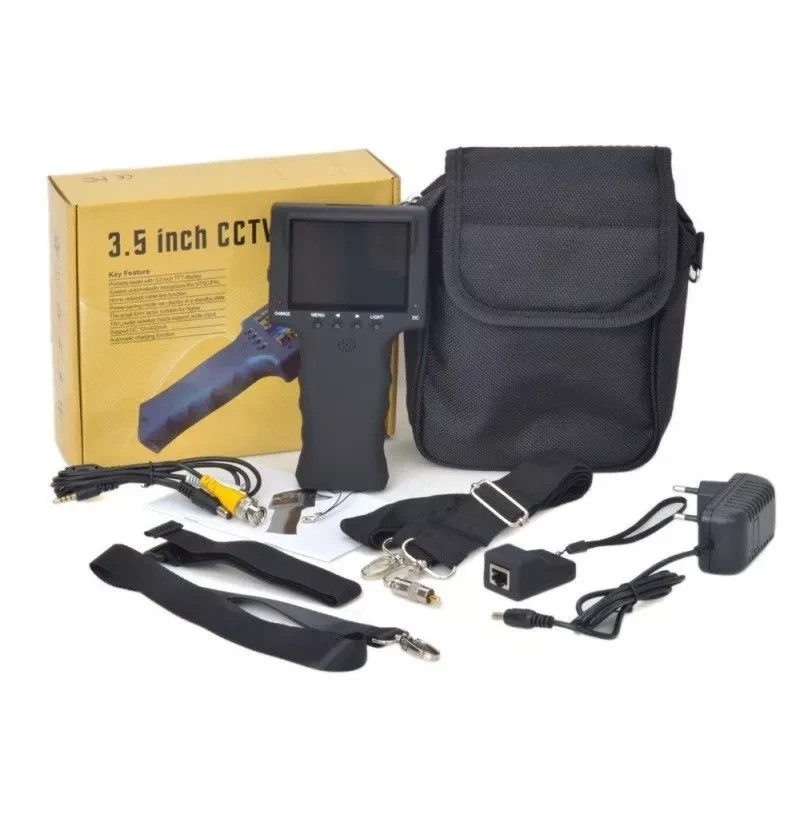 Tester Professionale CCTV Monitor per Videosorveglianza AHD HD