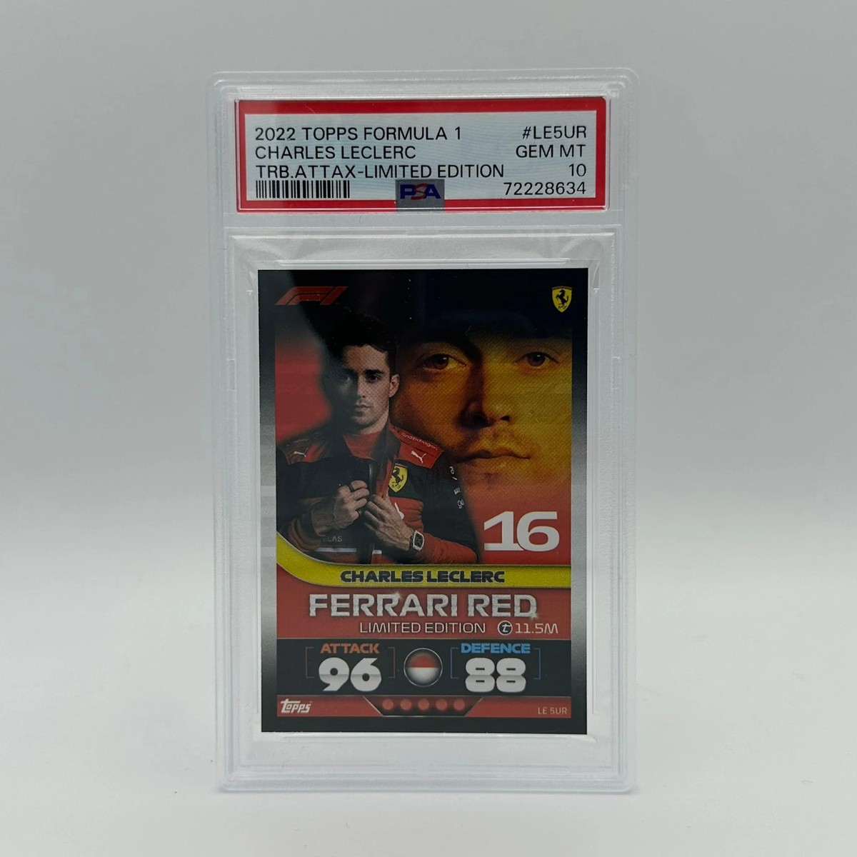 PSA 10 - Charles Leclerc - Ferrari Red - #LE5UR - POP 7 | eBay