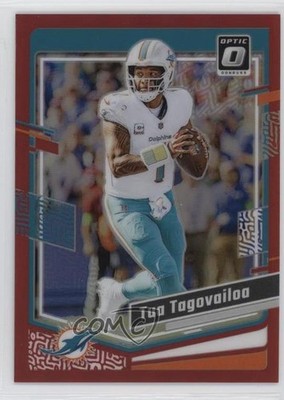 2023 Panini Donruss Optic Red Prizm 88/99 Tua Tagovailoa #118 o7m