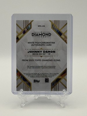 2025 Topps Diamond Icons - White Polychromatink Autographs Johnny 