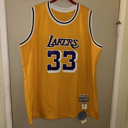 2XL Kareem Abdul-Jabbar jersey Mitchell And Ness Size 52 79-80'
