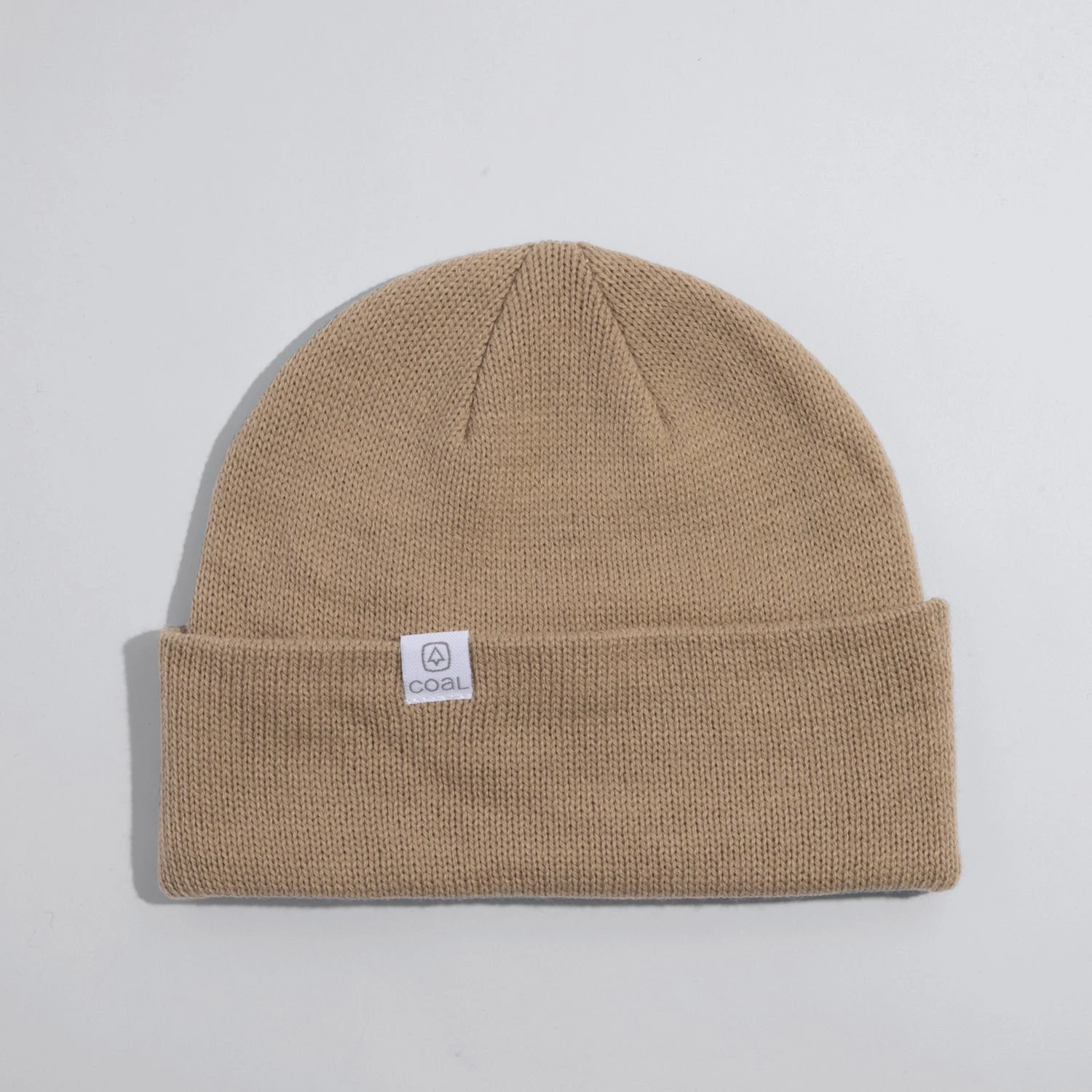 Coal The FLT Low Profile Recycled Polyana Jersey Knit Beanie Khaki New