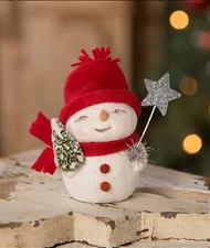 Bethany Lowe Shining Star Snowgirl By Michelle Allen MA3082 New Free Shipping