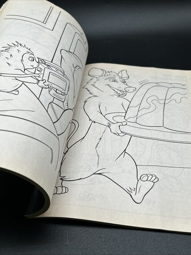 Over The Hedge Coloring Book 2006 DreamWorks Unused/Read - Picture 15 of 24