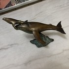 Vintage SF Bay Trading Co. Bronze Humpback Whale with Calf Sculpture 11" — photo 1