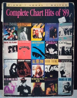 The Chartbuster Series Complete Chart Hits of '89  1990 Hal Leonard Publishing
