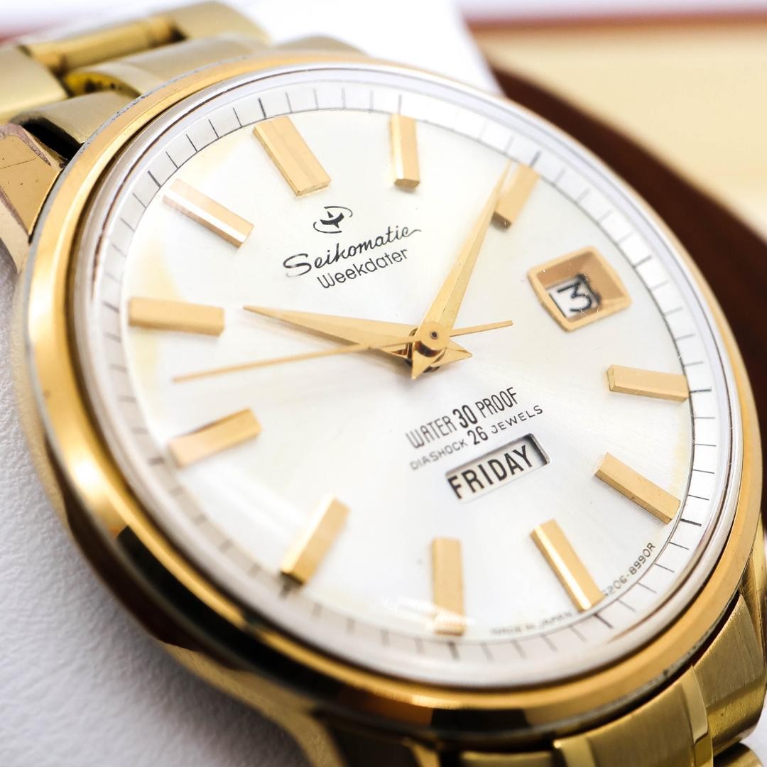 Seiko Seikomatic Weekdater Automatic Wristwatch V… - image 2