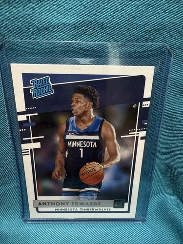 Anthony Edwards 2020-21 Panini Donruss #201 Rated Rookie Card Timberwolves RC