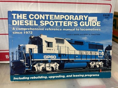 1989 THE CONTEMPORARY DIESEL SPOTTER'S GUIDE train engines PHOTOGRAPHS updated