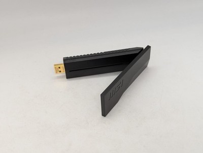 MSI BE6500 WiFi 7 Tri-Band USB Adapter 6GHz Band MLO 4096-QAM Plug-and-Play LESEN
