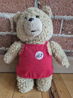 Ted The Movie 12 Zoll groß sprechender weicher Plüsch-Teddybär rote Schürze 