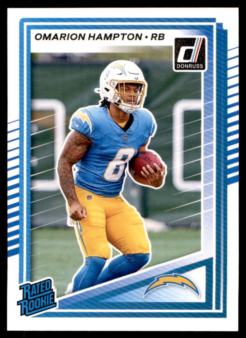 2025 Donruss Omarion Hampton Los Angeles Chargers #303