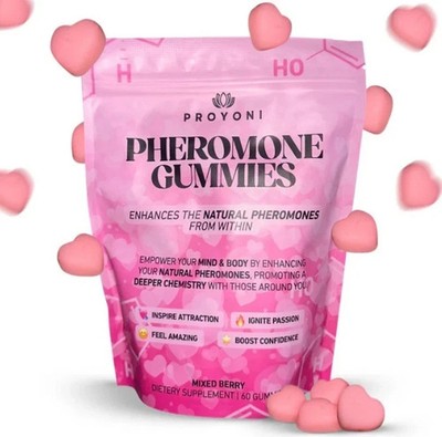  ProYoni Pheromone Gummies -  Enhance Natural Pheromones - 60 Count
