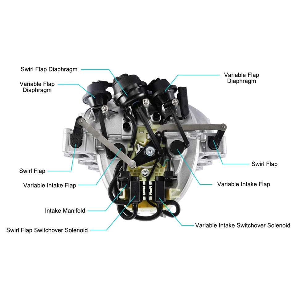 Впускной коллектор в сборе для Mercedes-Benz C280/E350/CLK350/GLK350/SLK350/ML350 - Изображение 2 из 4