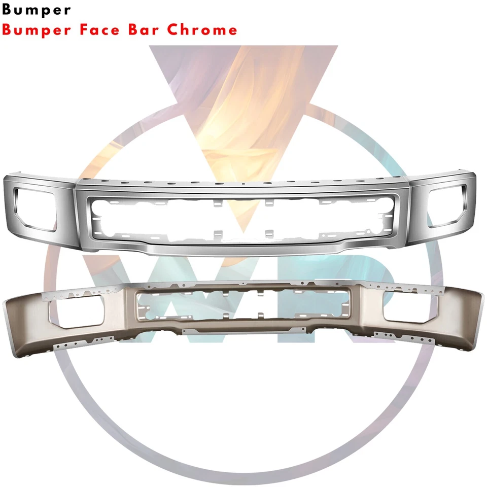 Front Bumper Face Bar Kit With Brackets Set For 2015-2017 Ford F-150 Foto 3 de 4