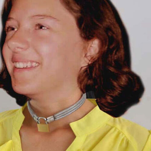 Edelstahl Halsfarbe Sklavenhalskette Haltung Halskette Rückhalteeinrichtung BDSM Bondage - Bild 18 von 22