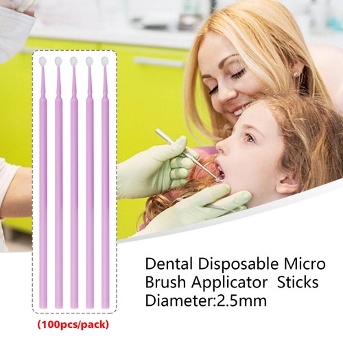 Microbrush Applicator Tips Dental Micro Brush Regular / Fine / Super Fine 100/pk - Picture 95 of 127