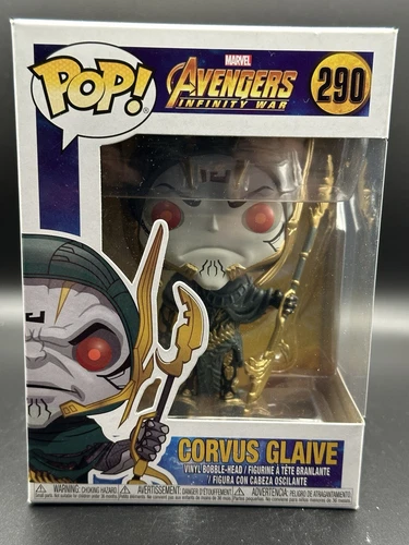 Funko Pop! Vinyl: Marvel - Corvus Glaive #290 w/free POP Protector!