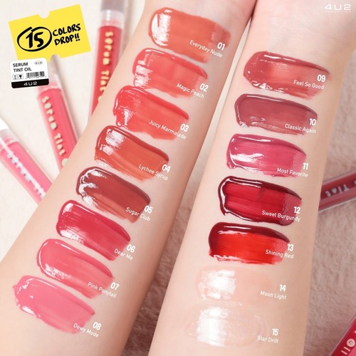 4U2 ACEITE DE TINTE DE SUERO - Jarabe de tinte labial VEGANO - Imagen 10 de 12