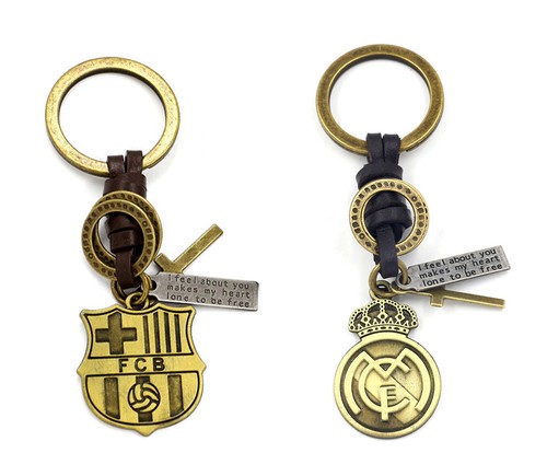 LLAVEROS FUTBOL LA LIGA BARCELONA REAL MADRID BARSA MET�LICOS FINOS COCHES MOTOS - Afbeelding 1 van 6
