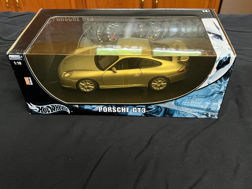 Coche Hot Wheels Porsche GT3 2003 1:18 C2590 colección de metal nuevo - Imagen 2 de 9