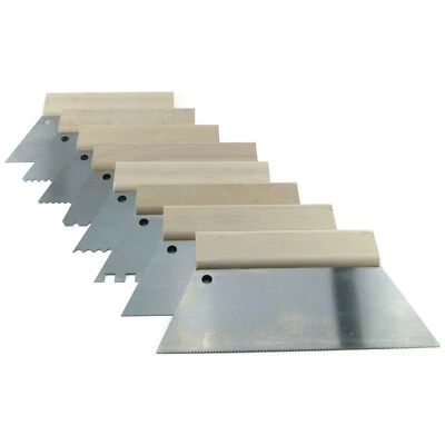 SCHWAN Kleberspachtel Zahnspachtel nach TBK 180 / 250 mm, gezahnt, ungezahnt Holzrücken