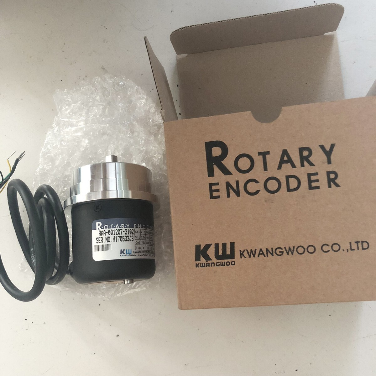 1Pc Brand New Kwangwoo RAA-001207-2102 Rotary Encoder EUNIT 1025A Free  shipping | eBay