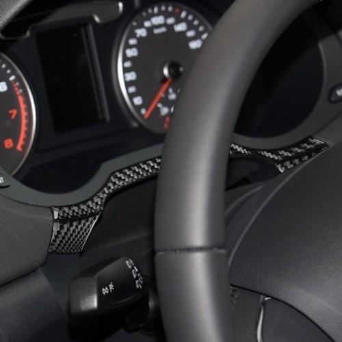 50Pcs Real Carbon Fiber Set Full Interior Trim Cover For Audi Q3 8U 2015-2018 - Picture 6 of 20