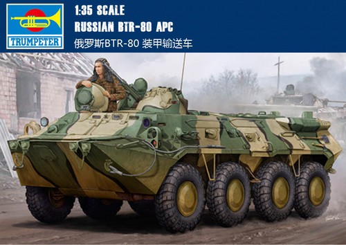 RUSO BTR-80 APC 1/35 tanque Trompeter Kit 01594 - Imagen 12 de 12