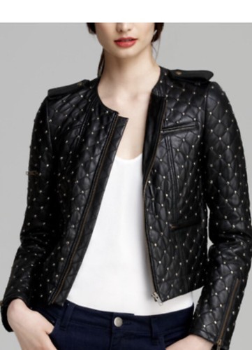 Alice + Olivia Siri Quilted Leather 