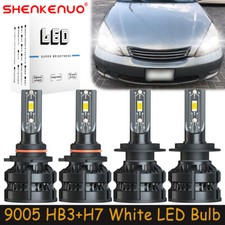 For Lexus ES300 1997-2003 Combo 9005 H7 LED Headlights Bulb High Low Beam Kit Z8